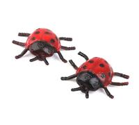 Figurines Coccinelle Réaliste Et D'insecte, 12 Pièces, Projets Diorama, Décorations De Maison, Jouets Éducatifs Pour Enfants-Générique