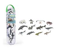 Figurines - Collecta - Tube Mini Animaux Marins - 12 Figurines - Multicolore - Dès 3 Ans