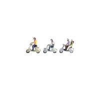 Figurines conducteurs de scooters, voie N