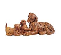 Figurines crèche : Famille chiens 12 cm Fontanini