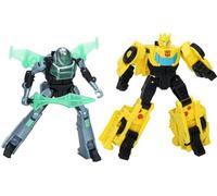 Figurines Cyber-Combiner Bumblebee et Mo Malto, jouets interactifs pour filles et garçons,Transformers EarthSpark, des 6 ans