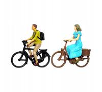 Figurines Cyclistes En Résine Tiny People À L'échelle 1/87