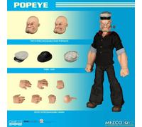 Figurines d'action animées 100 % originales Mezco ONE:12 Popeye the Sailor PV...