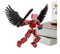 Figurines d'action cool - Jouet éducatif avec articulations mobiles à construire soi-même - Figurines mobiles - Jouet amusant - Pour la maison, l'école, les voyages, le camping, le pique-nique