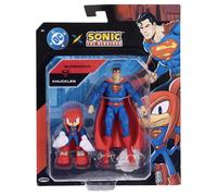 Figurines d'Action DC Comics X Sonic Knuckles Et Superman, Pack de 2 Jakks