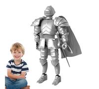 Figurines d'action de chevalier mobile Collection Knight Corps complet 3D | Statue médiévale de décoration, exquise figurine multi-articulée pour amis et famille
