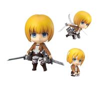 Figurines d'action de l'anime Armin Arlert Q Edition Personnage de dessin animé Peut changer les mouvements du visage et du corps en PVC Modèle Statue Décoration de bureau Collection Cadeaux pour les