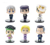 Figurines D'action Jojo's Bizarre Adventure, 7 Cm, En Pvc, 6 Pièces/Lot,Diamond Kujo, Jotaro Higashikata, Josuke Rohan,