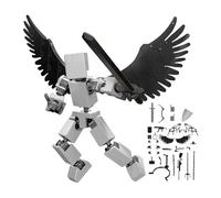 Figurines D'action - Jouet De Construction Interactif De 5,91 Pouces | Figurine Éducative Imprimée En 3D - La Conception Articulée Mobile Stimule La Créativité Et L'apprentissage, Idéale Pour Les