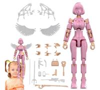 Figurines d'action Modulaire - Jouet À Construire, Personnages Meubles | Ensemble Interchangeable pour Créatifs, Kit De Blocage Drôle pour Le Développement des Compétences Moteurs, Activités