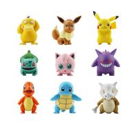 Figurines d'action Pokémon, jouets Pikachu, modèle Charmander Psyduck Squirtle Jigglypuff Bulbasaur, poupées à collectionner Kawaii, cadeau Charmander