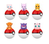 Figurines d'action Pokemon Mewtwo Gengar Jigglypuff Vulpix, Mini poupée originale, modèle d'ornement, jouet, cadeau d'anniversaire Gengar