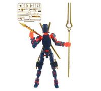 Figurines d'action pour garçons, figurine d'action robot | Kit de construction de figurines d'action pour - Jeu de figurines d'action mobile avec plusieurs charnières pour garçons, filles