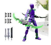 Figurines d'action pour garçons | Jouet à Monter Soi-même avec Articulations Mobiles Imprimé en 3D,Personnages D'Action Collectionnables | Pour Noël Camarades Garçons Anime Film Anniversaire