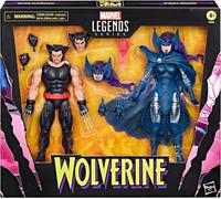Figurines D'Action Wolverine Et Psylocke 6" (Série Marvel Legends)