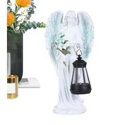Figurines d'ange de Jardin,Sculptures Résine avec Lumières Solaires - Statue Décorative Extérieur Résistante aux Intempéries | pour Pelouse Cour Jardin Allée Patio Balcon Entrée Chemin