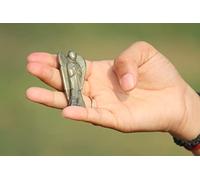 Figurines d'ange de poche en pyrite Prajet, 5 cm, pierre précieuse, thérapie spirituelle divine par les cristaux, ange gardien sculpté, ange en cristal, cadeaux de fête
