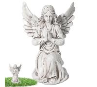 Figurines d'ange, statue de jardin d'ange | Statue d'ailes d'ange d'extérieur en résine - Sculptures d' d'Europe du Nord, sculpture religieuse pour extérieur, cour, patio, balcon, ornements de pe