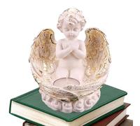 Figurines d'anges | Style rétro Little Angel Figurines bougeoirs décoratifs pour la décoration d'anniversaire de la pièce centrale du mariage à la maison