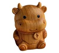 Figurines d'animaux en bois, sculpture décorative pour bureau, décoration de maison, figurine d'animal de culture populaire, décoration de bureau pour la maison