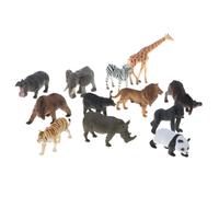 Figurines D'Animaux En Plastique Pour Enfants, 12 Pièces, Jouet Éducatif, Science, Nature