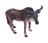 Figurines d'animaux gnous - Petite figurine de jouet modèle réaliste, savane réaliste, statue de créature | Réplique miniature plastique éducative pour Gi des de la créature de faveur