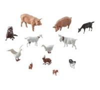 Figurines d'animaux H0 à la ferme - NOCH - pour enfants à partir de 3 ans - intérieur