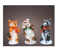 Figurines d'animaux - LUMINEO - LED Acrylique - 20 Modèles - Extérieur - 13x10x24cm