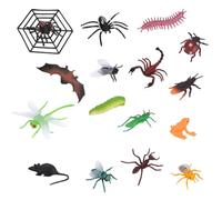 Figurines d'animaux réalistes en plastique pour projets scientifiques et décorations de gâteaux, jouets éducatifs pratiques pour les tout-petits de 3, 4 et 5 ans. Figurines d'animaux pour tout-pe