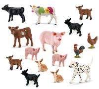 Figurines D'Animaux Schleich Set De 15 Animaux Jouet Pour Enfants Accessoires