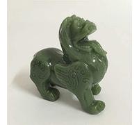 Figurines d'animaux Sculptures Chinois Feng Shui Bouddha Artificiel en Pierre de Jade, Statue Artisanale, troupes courageuses, Accessoires de décoration pour la Maison, 1130