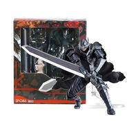 Figurines d'anime Berserk Guts - Figurine en PVC noir épéiste sanglante pour collectionneurs de bureau Berserk Anime Fans Figma (Guts Berserker Armour)
