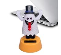 Figurines dansantes solaires | Poupées dansantes à énergie solaire | Accessoires de tableau de bord animés d'Halloween pour la maison, le salon, le véhicule, le camion, la voiture, la chambre à