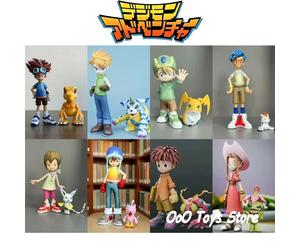 Figurines d'aventure Digimon, huit personnages principaux, Collection de statues en Pvc, modèles de jouets, cadeaux, 5-16cm Yagami Hikari