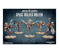 Figurines de 165 pièces Games Workshop Warhammer 40k - Space Wolves Wulfen (x5) Beige TU