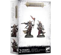 Figurines de 18 pièces Games Workshop Warhammer AoS - Galen & Doralia Ven Denst (x2) Beige TU