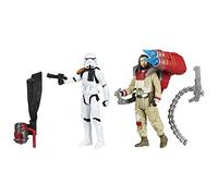Figurines de Baze Malbus (Rogue One) VS. Stormtrooper Impérial du Film Star Wars B7260AS0-9,5 cm
