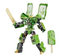 Figurines de blocs de construction de robots transformant la crème glacée | Robot éducatif pour garçons et filles - Pour intérieur et extérieur - Jeu de rôle - Faveur de fête - Noël - Chambre à coucher