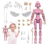 Figurines de blocs de construction - Pack de personnages mobiles pour - Kit d'assemblage - Figurine mobile pour - Figurine d'action amusante pour filles et