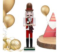Figurines De Casse-Noisette Bonhomme Casse-Noisette Jouet - Casse-Noisette Soldat Vinologue En Bois | Figures Ornementales De 15 Pouces Décoration Casse-Noisette, Artisanat Multifonctionnel