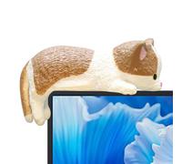 Figurines De Chats Miniatures | Décor Mignon pour Écran d'Ordinateur,Statuettes Chats Réalistes pour Salon Chambre Aquarium Paysage Fête Voiture Bibliothèque - Bureau Fête Voiture Bibliothèque Décorat