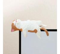 Figurines De Chats Miniatures - Décor Mignon pour Écran d'Ordinateur - Statuettes de Chat Miniatures à Collectionner pour Maison Bureau Paysage Étagère Moniteur Voiture Salon Lieu de Travail | Bureau