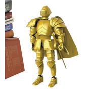 Figurines de chevalier mobile Collection Knight Figurine d'action intégrale | Statue médiévale de décoration, exquise figurine multi-articulée pour amis et famille
