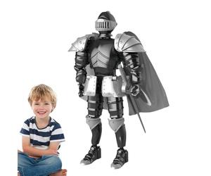 Figurines De Chevalier Mobiles - Collection De Guerriers Articulés, Statue Médiévale Exquise, Mannequin CreativePoses, Modèle De Haute Précision | Décoration De Bureau Pour Les Familles, Les Amoureux,