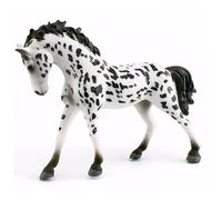 Figurines de Chevaux, Statues réalistes de Chevaux Appaloosa, Figurines d'animaux, Jouets éducatifs en Plastique 5 x 1, 5 x 4 Pouces, Coffret Cadeau d'anniversaire, Jouets Animaux pour Enfants