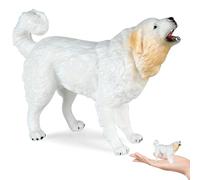 Figurines de Chien, Figurines Animaux réalistes Jouets pour Chiens, Plastique Super pyrénées Figures animales éducatives