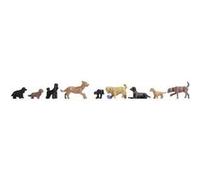 Figurines de chiens H0 NOCH 15719 1 set G