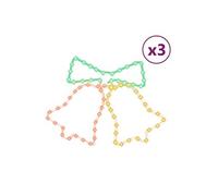 vidaXL Figurines de cloches de Noël avec 72 LED 3 pcs 50x56 cm G