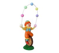 Figurines de Clowns | Statue de Clown sur Monocycle - Modèle de Clown en Résine avec Design de Monocycle,Pour la Maison le Jardin les Fêtes les Anniversaires le Chevet l'Étagère la