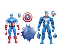 Figurines de collection Marvel - Marvel - Captain America contre Venom - 15 cm - Articulées - Pièces interchangeables